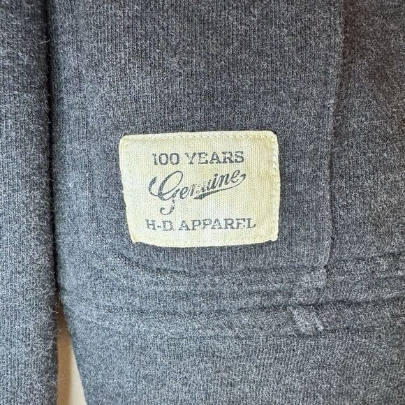 Harley Davidson Charcoal Gray Full Zip Knit Cowl Neck Sweater Jacket‎ Women's M - Picture 5 of 11